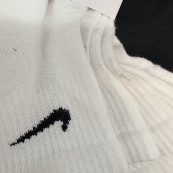 Nike Everyday Plus Cotton Cushioned Crew Socks Size Large White 6 Pairs - Picture 5 of 7